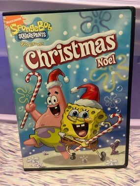 SpongeBob SquarePants Christmas DVD – Yellow & Pink Characters